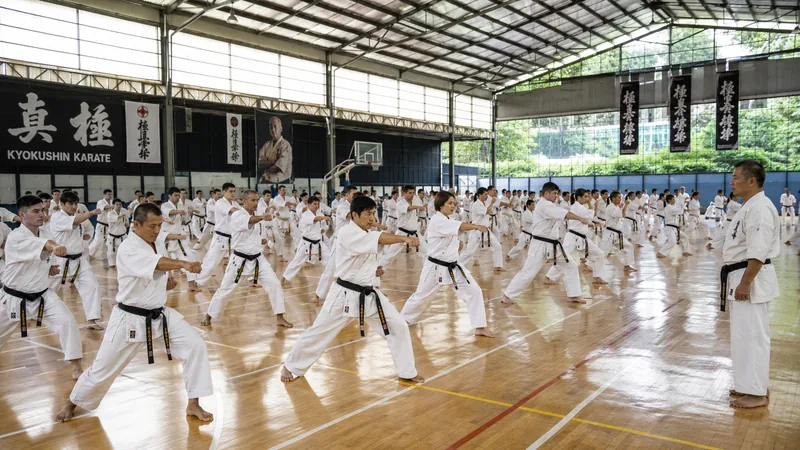 Kyokushin seminar training