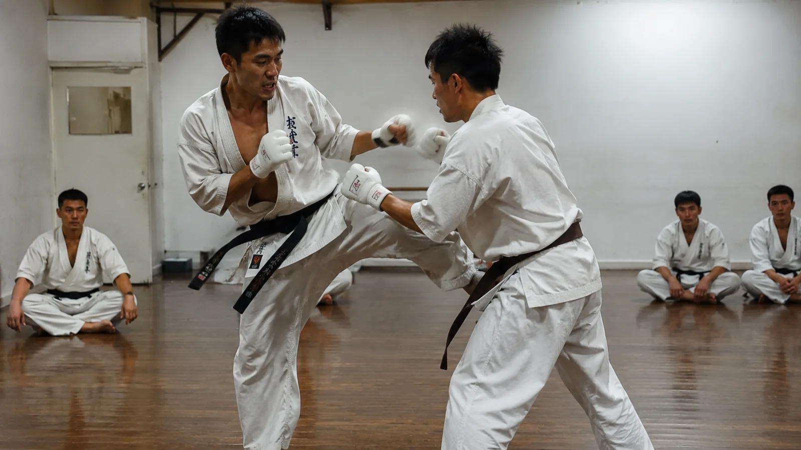 Kyokushin Sonoda Singapore Branch — dojo training
